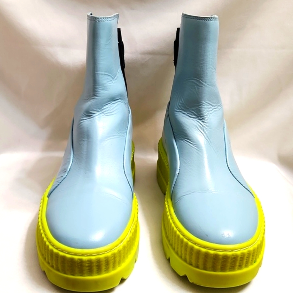 Puma x Fenty by Rihanna Chelsea Creeper Combat Platform boots (w size 8) - Picture 4 of 12